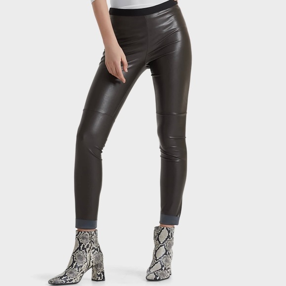 Marc Cain designer leather leggings - Picture 1 of 11